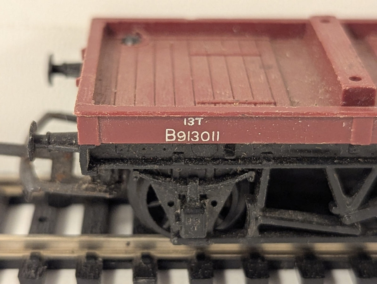 Tri-ang OO Gauge BR Conflat Wagon Rolling Stock B913011 BR Bauxite R.14