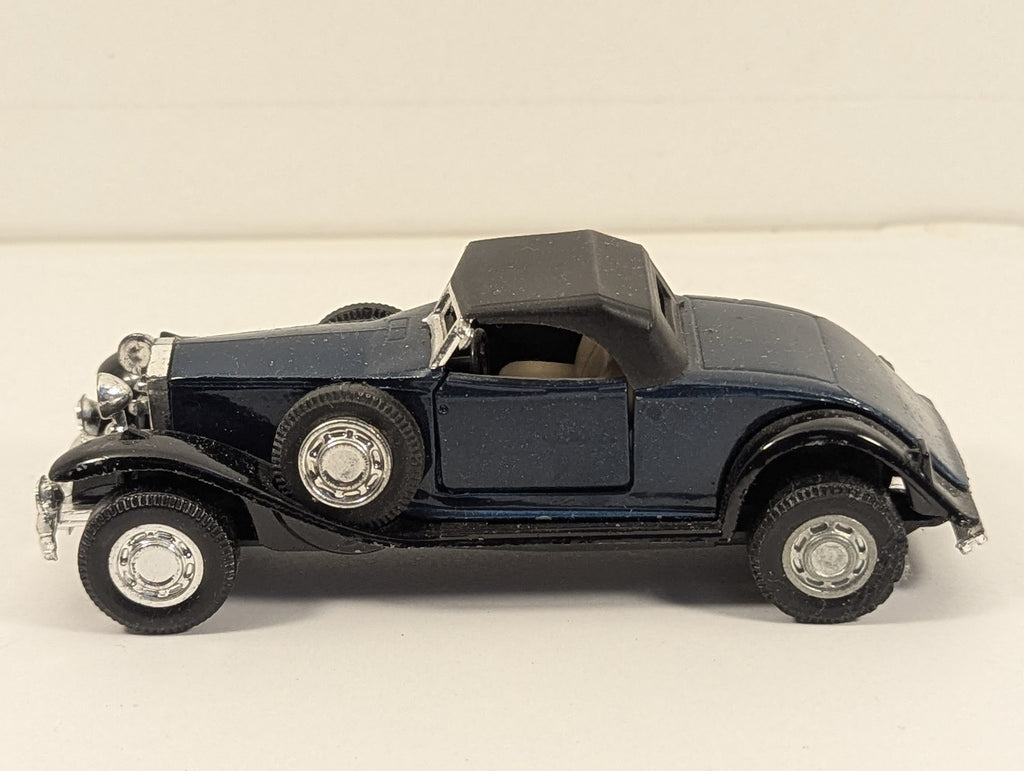 Yatming 1:64 1931 Rolls-Royce Phantom II Die-cast Model Car Dark Blue and Black
