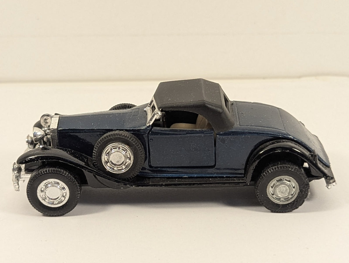 Yatming 1:64 1931 Rolls-Royce Phantom II Die-cast Model Car Dark Blue and Black