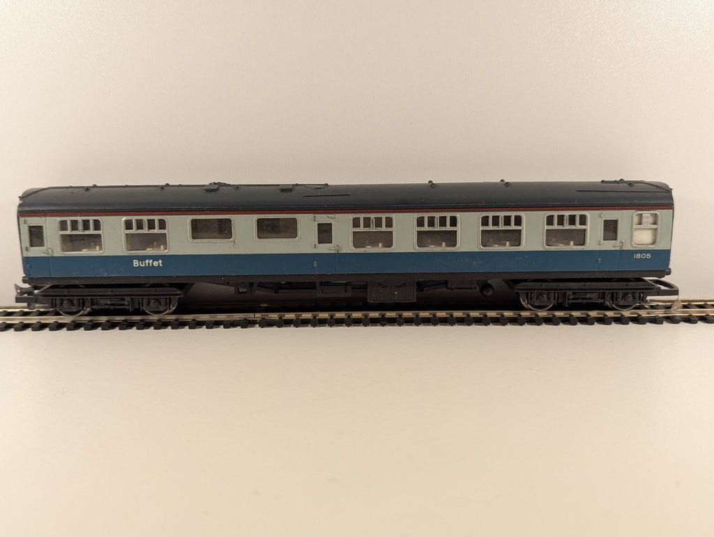 Hornby R419 BR Blue/Grey Mk1 Buffet Car 1805 – Missing Buffers