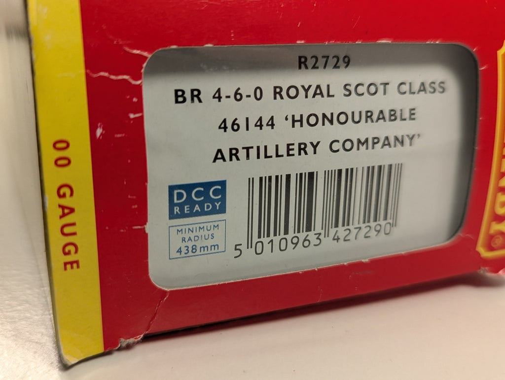 Hornby R2729 OO Gauge Royal Scot 4-6-0 - missing front and rear couplings DCC