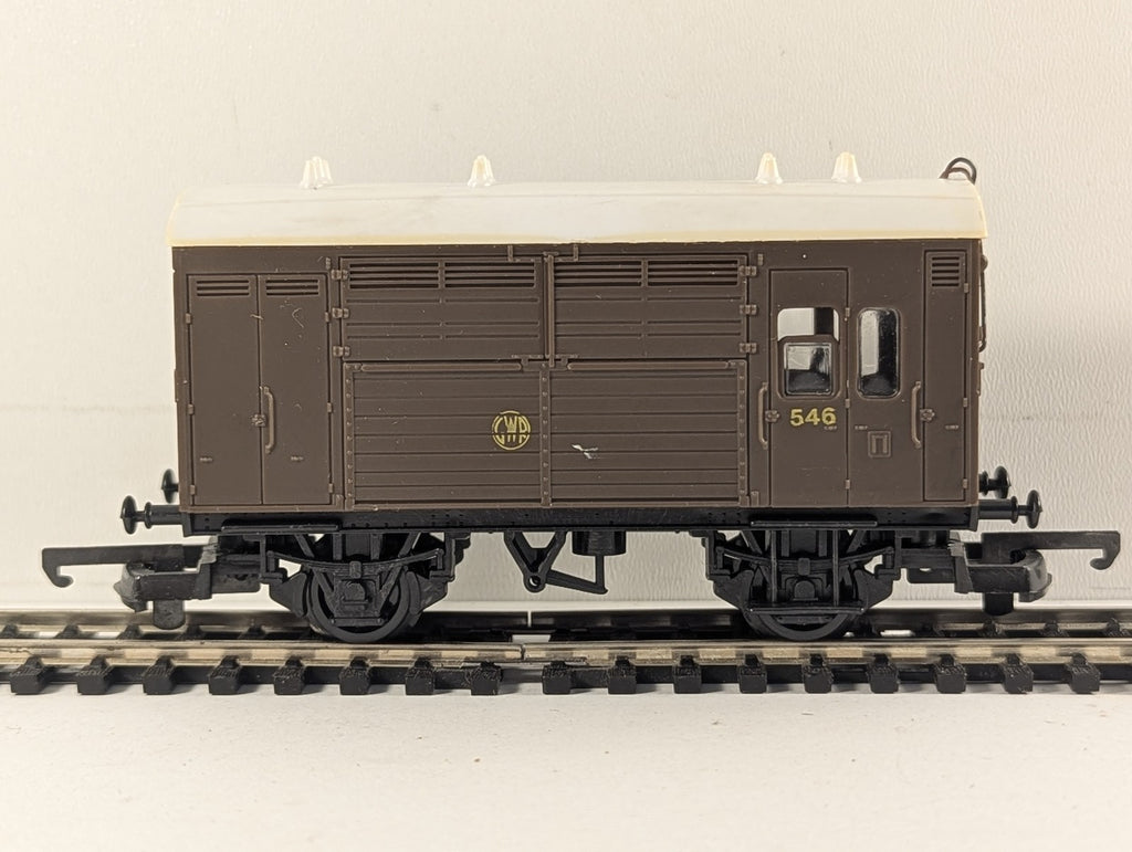 Lima OO Gauge GWR Siphon C Van Goods Wagon 546 GWR Brown 305634