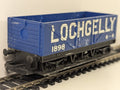 Hornby OO Gauge 7-Plank Open Wagon Goods Wagon 1898 Lochgelly Blue
