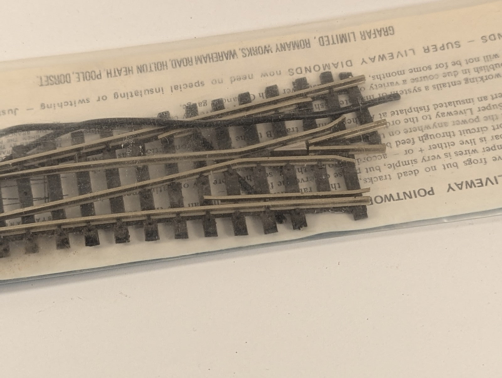 Grafar OO Gauge Super Liveway Y Pointwork Track