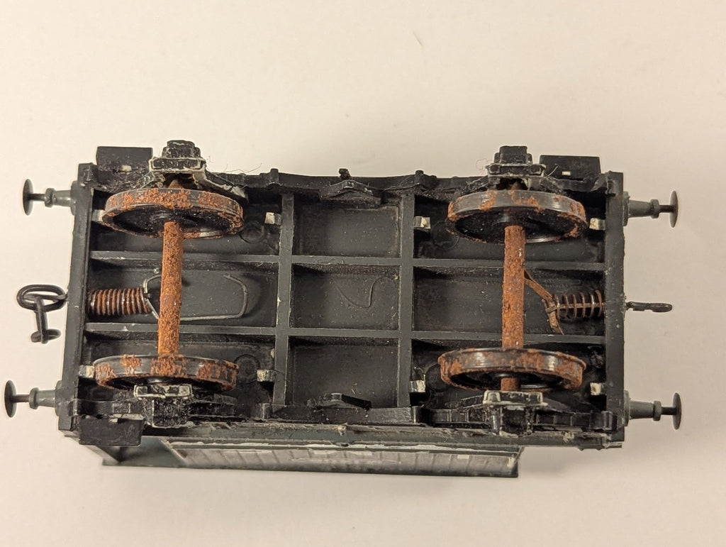 Bachmann OO Gauge Midland 10 Ton Brake Van Goods Wagon M1408 LMS Grey 38-552