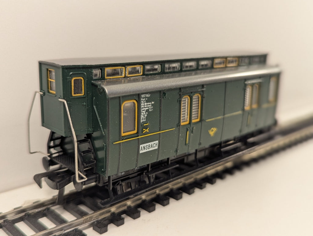 Fleischmann HO Gauge German Postal Coach Mail Wagon
