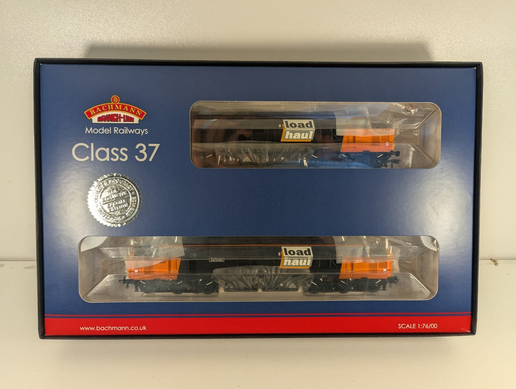 Bachmann 32-390Y OO Loadhaul Class 37 Twin Pack