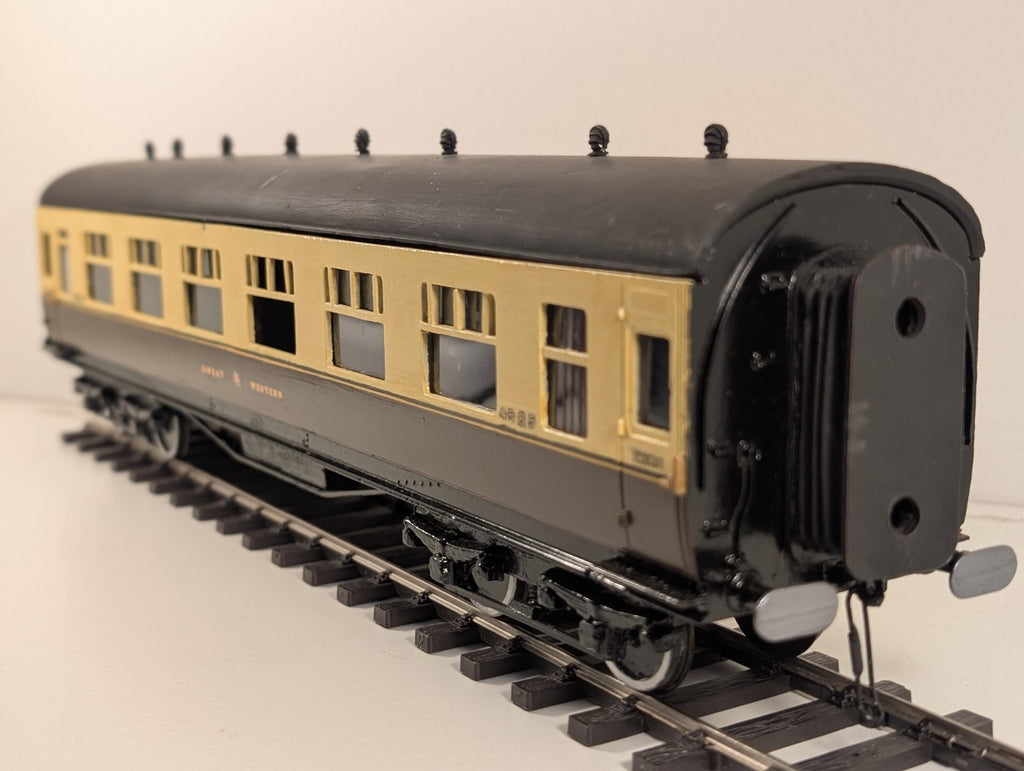 Leeds Company O Gauge Kitbuilt Great Western Chocolate & Cream 3rd Coach 4589
