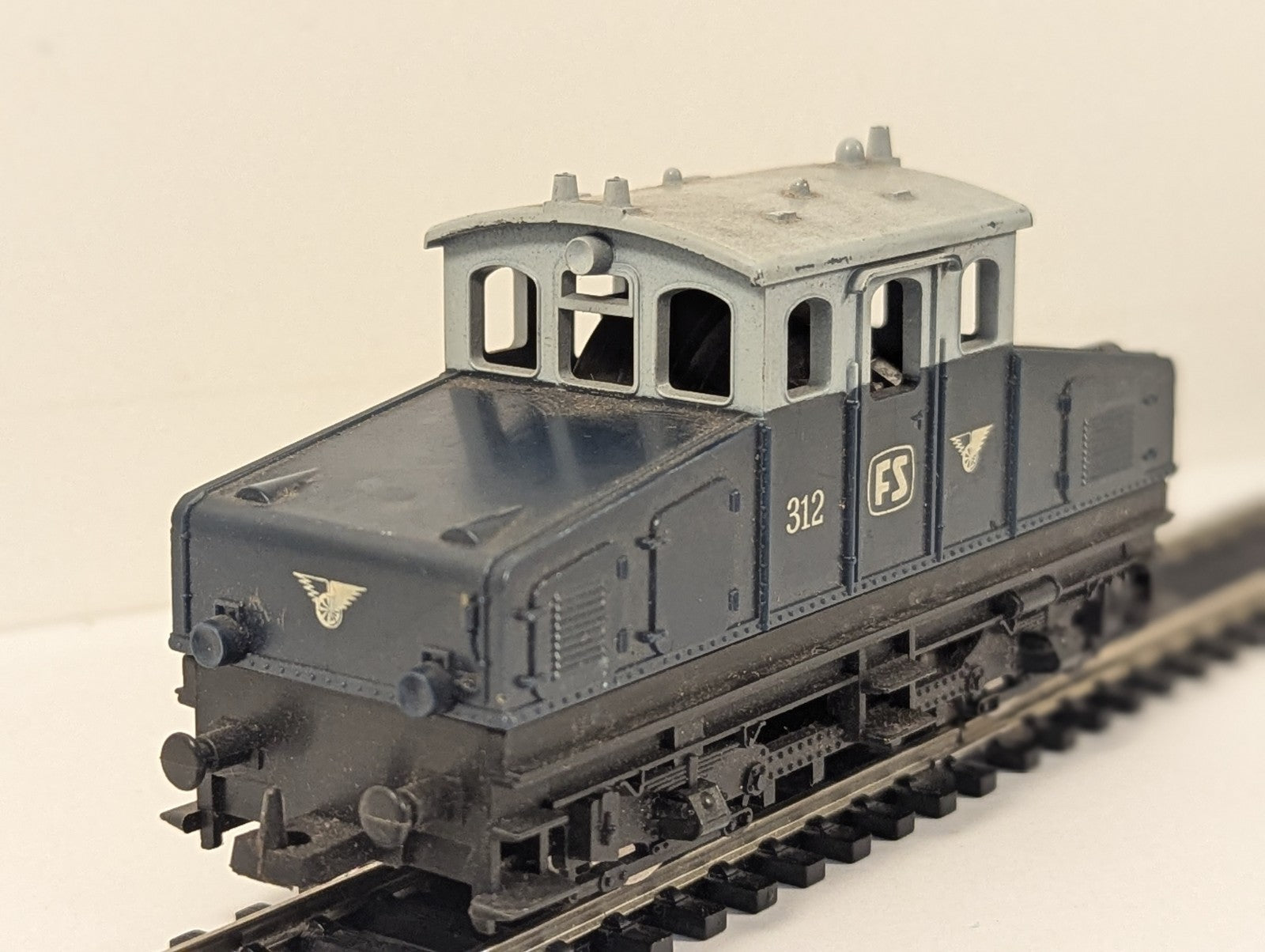 Lima HO Scale FS Class 312 Shunter Diesel Locomotive FS Blue and Green