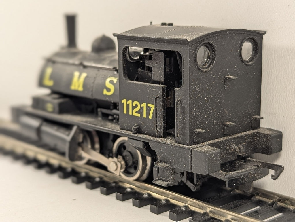 Dapol OO Gauge L&Y Pug 0-4-0 Locomotive 11217 LMS Black D1