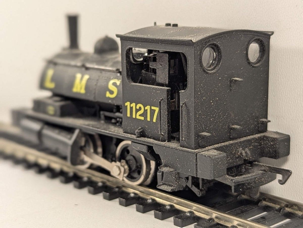 Dapol OO Gauge L&Y Pug 0-4-0 Locomotive 11217 LMS Black D1