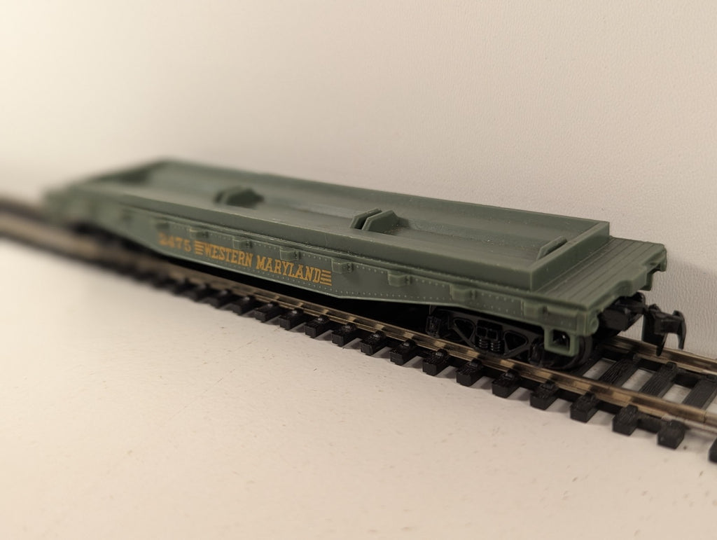 Tyco HO Gauge Western Maryland Flatbed Wagon