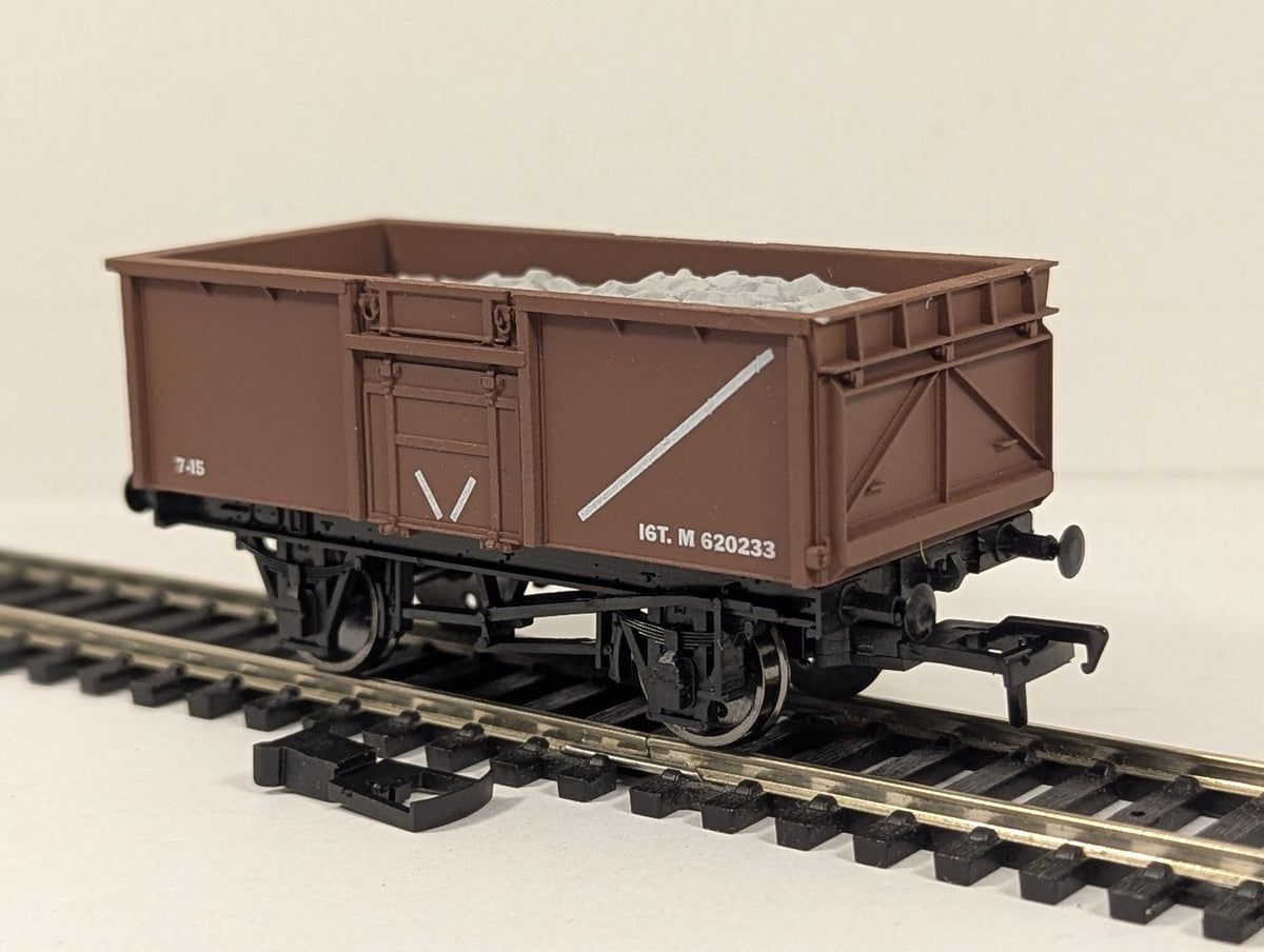 Dapol OO Gauge 16T Steel Mineral Wagon Goods Wagon M620233 BR Bauxite 4F-030-104