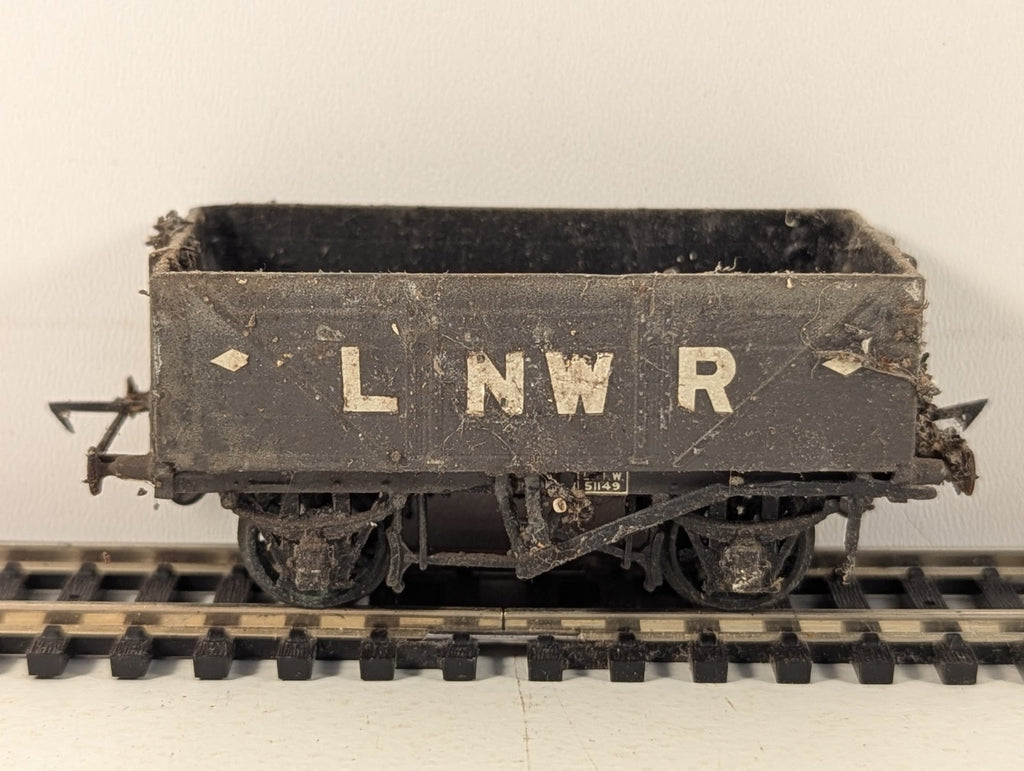 Kitbuilt OO Gauge LNWR 5-Plank Open Wagon Goods Wagon 51149 LNWR Grey