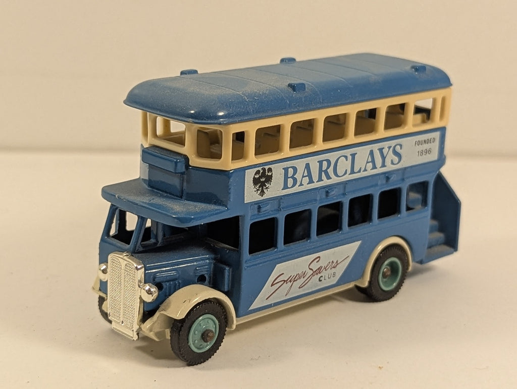 Lledo Dennis Double Decker Bus Die-cast Model Bus Barclays Super Savers Club