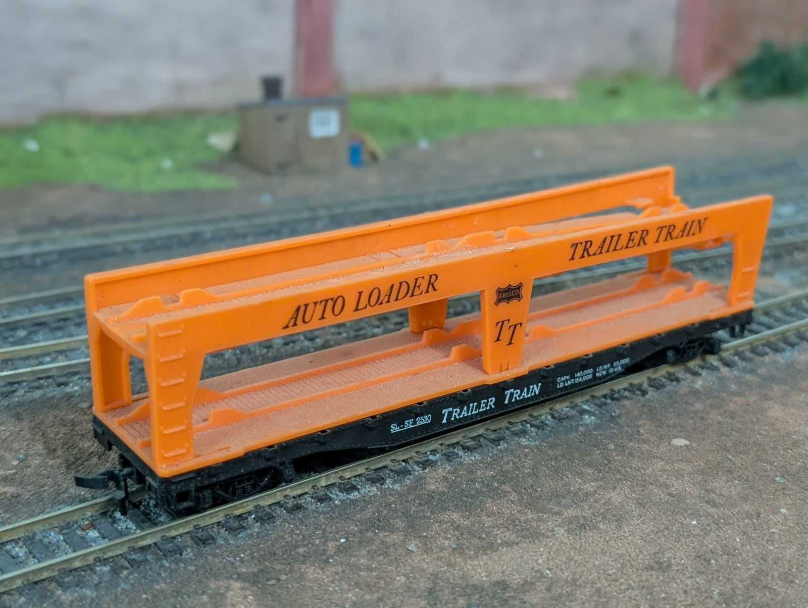 Tyco HO Gauge Autoloader Car Transporter
