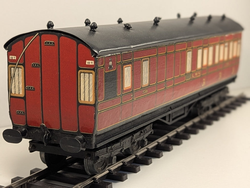 Leeds Model Company O Gauge LMS Brake 3rd Coach 1925