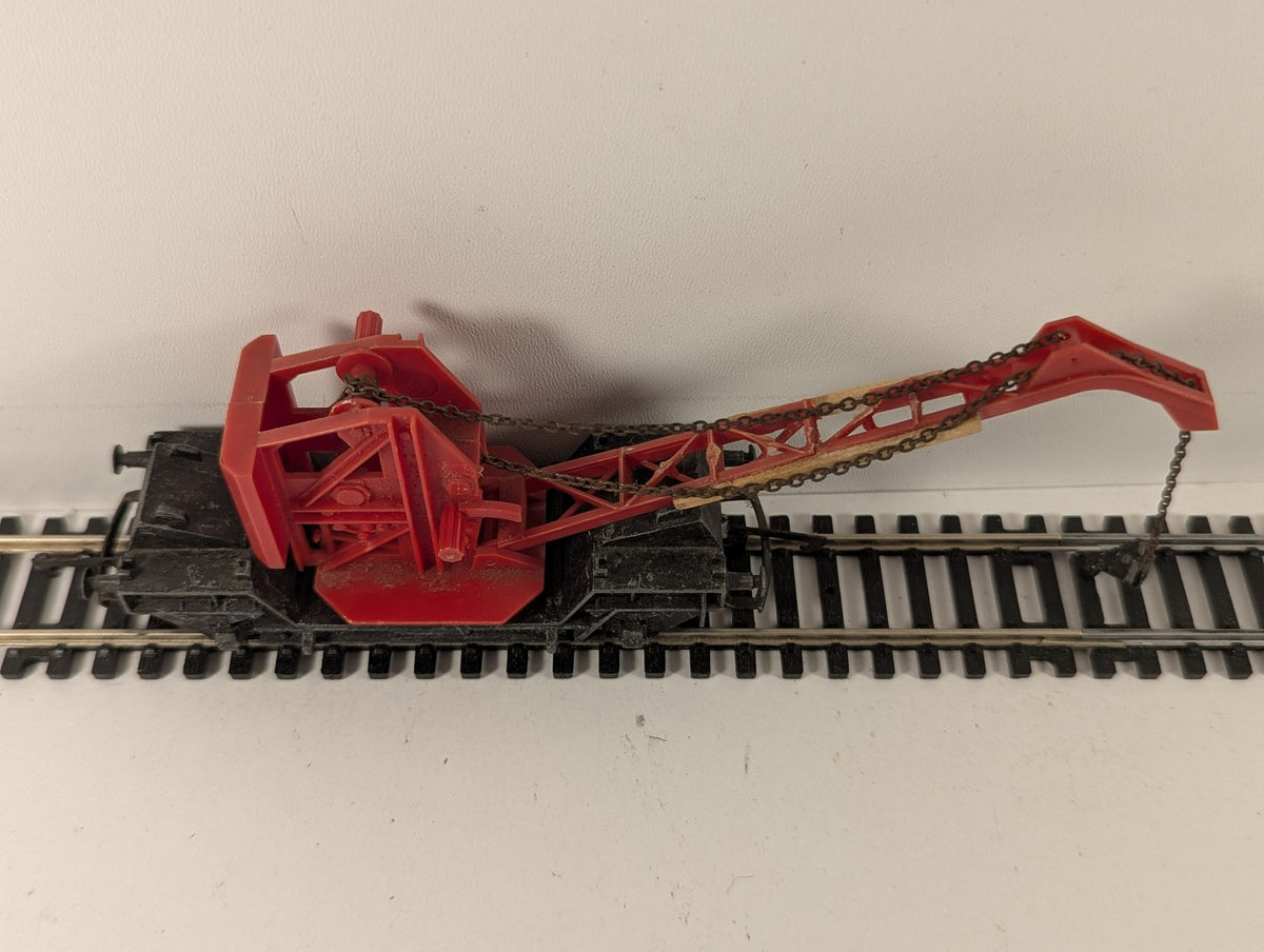 Tri-ang OO Gauge 10 Ton Crane Truck Goods Wagon Red & Black R127