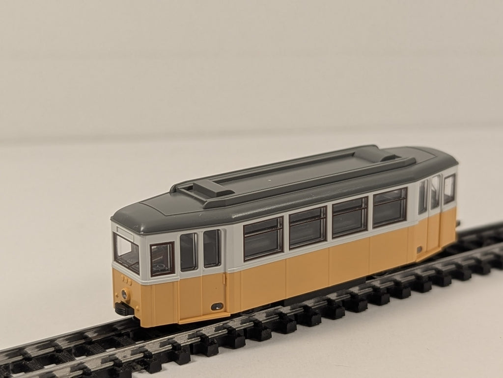 Kato N Gauge N Pocket Line Tram Yellow and White Dummy Unit