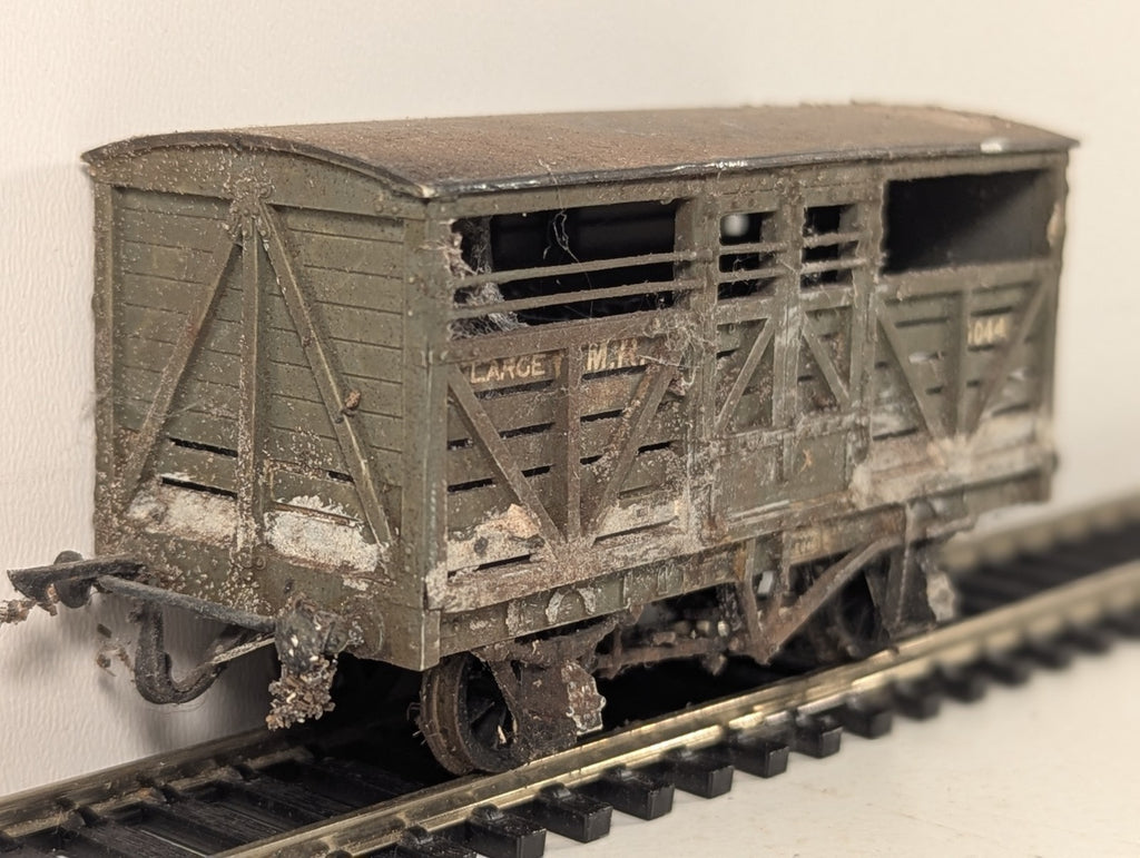 Kitbuilt OO Gauge Midland Railway Large Cattle Van Goods Wagon 5044