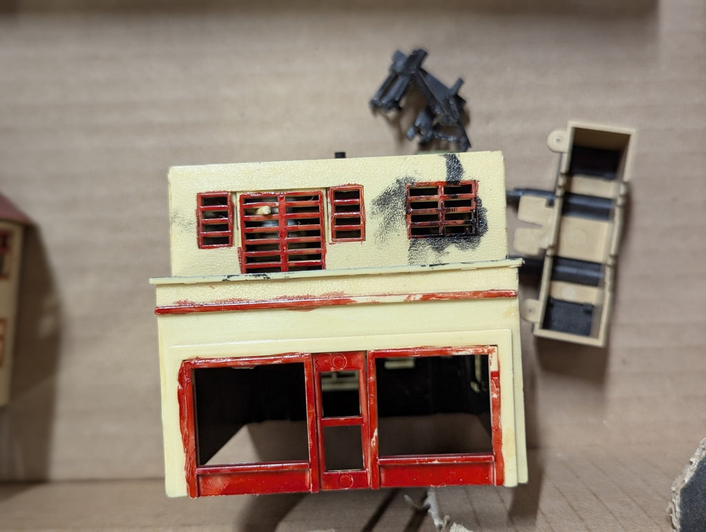 Tri-ang OO Gauge Series 3 Track, Buildings and Controller Joblot