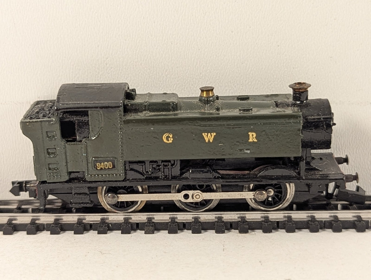 Graham Farish N Gauge Class 94xx Pannier Tank Steam Locomotive 9400 GWR Green