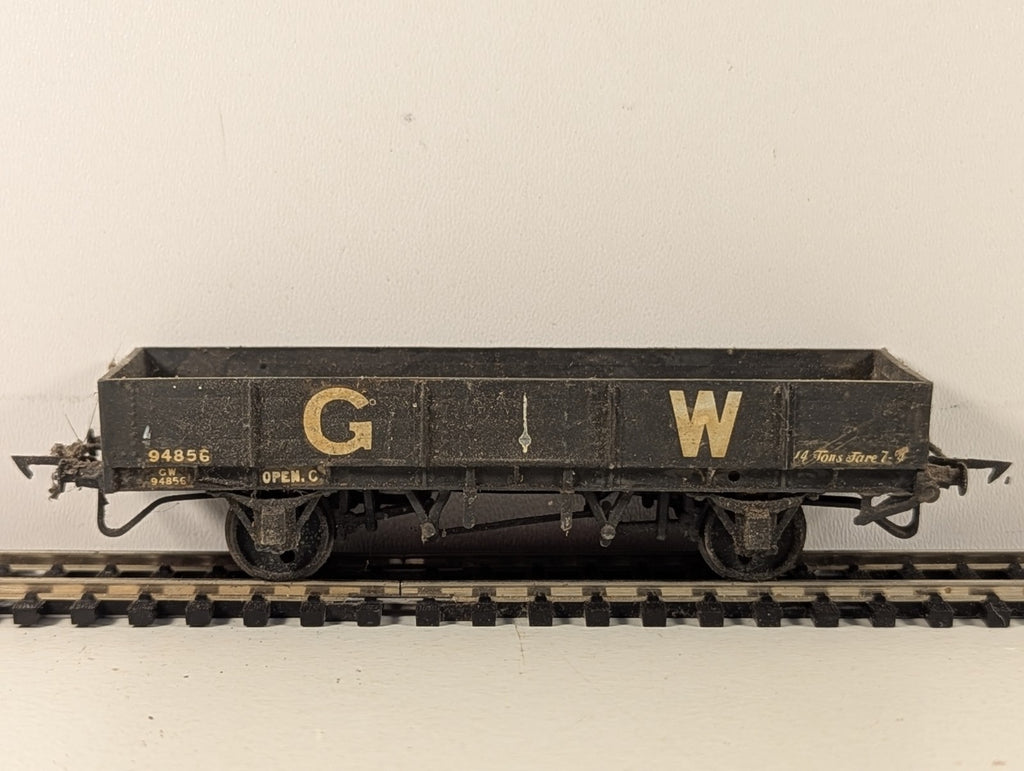 Kitbuilt OO Gauge GWR 4-Plank Open C Wagon Goods Wagon 94856 GWR Livery