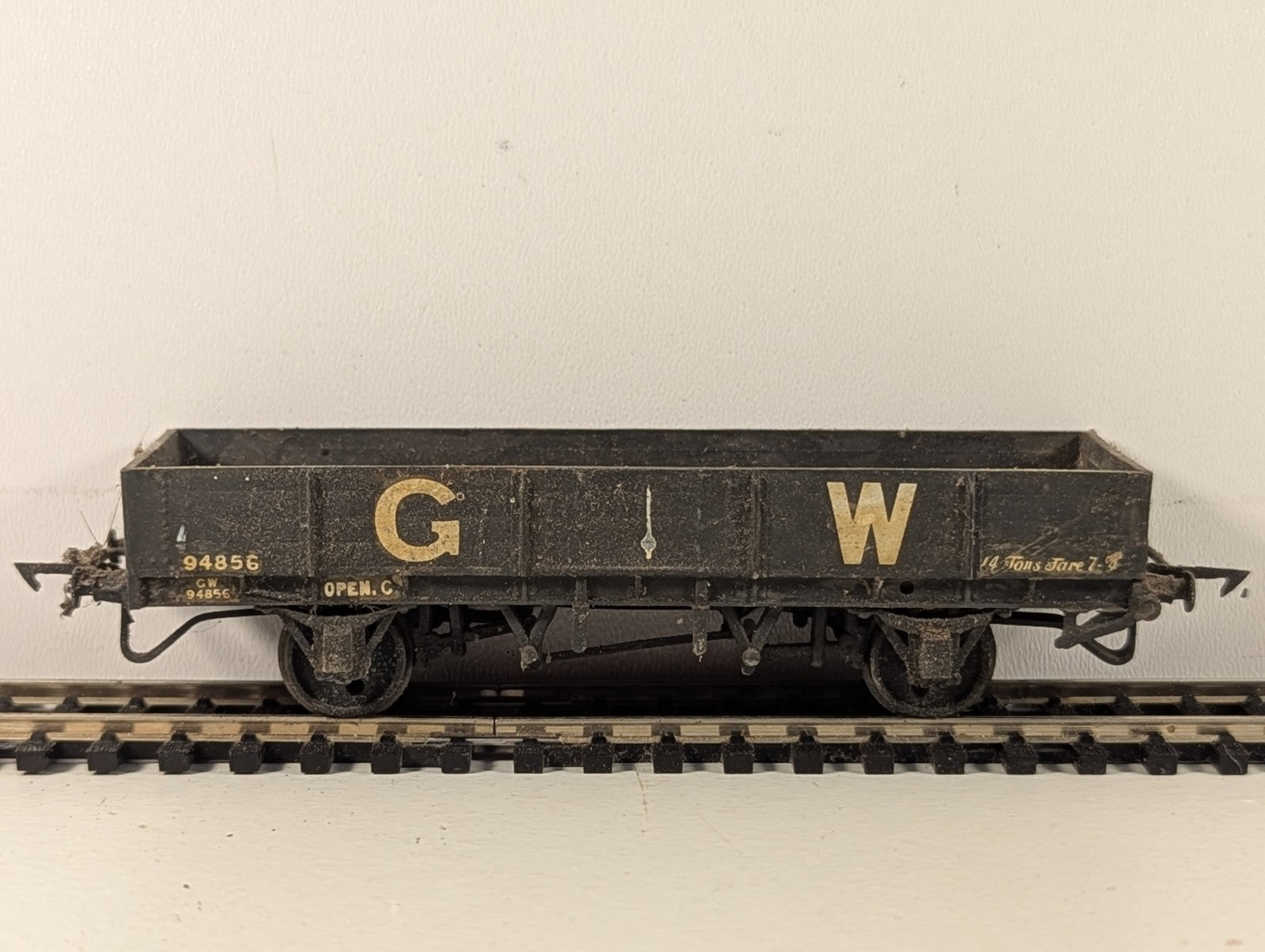 Kitbuilt OO Gauge GWR 4-Plank Open C Wagon Goods Wagon 94856 GWR Livery