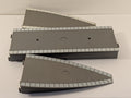 Hornby OO Gauge Grey Plastic Straight Platform and Curved Ramps