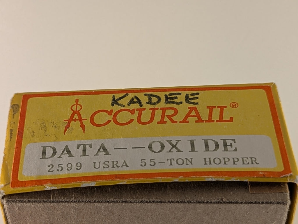 Accurail HO Gauge USRA 55-Ton Hopper Wagon Oxide Red (Data Only) 2599