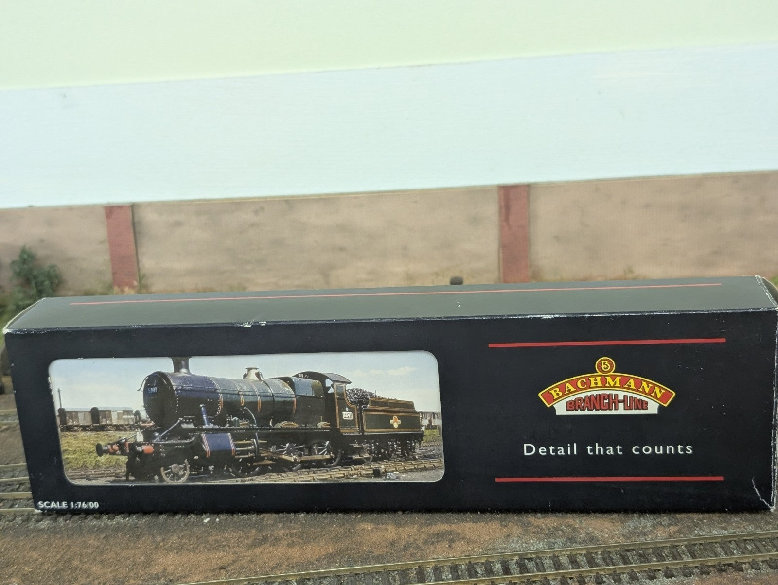 Bachmann OO Gauge 31-828 BR 43XX Mogul 5370 Lined Black Early Crest Boxed