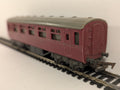 Tri-ang OO Gauge LMS Composite Coach Passenger Coach 7573 LMS Maroon R.21