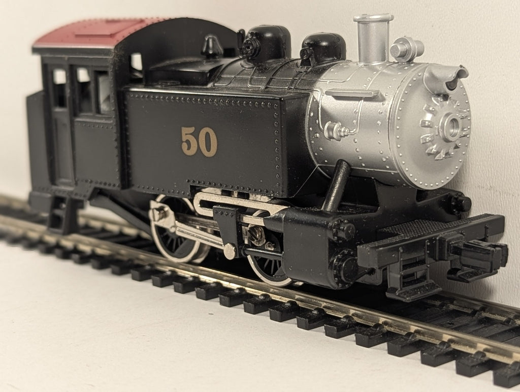 Model Power HO Scale 0-4-0 Steam Locomotive 50 Santa Fe 6500
