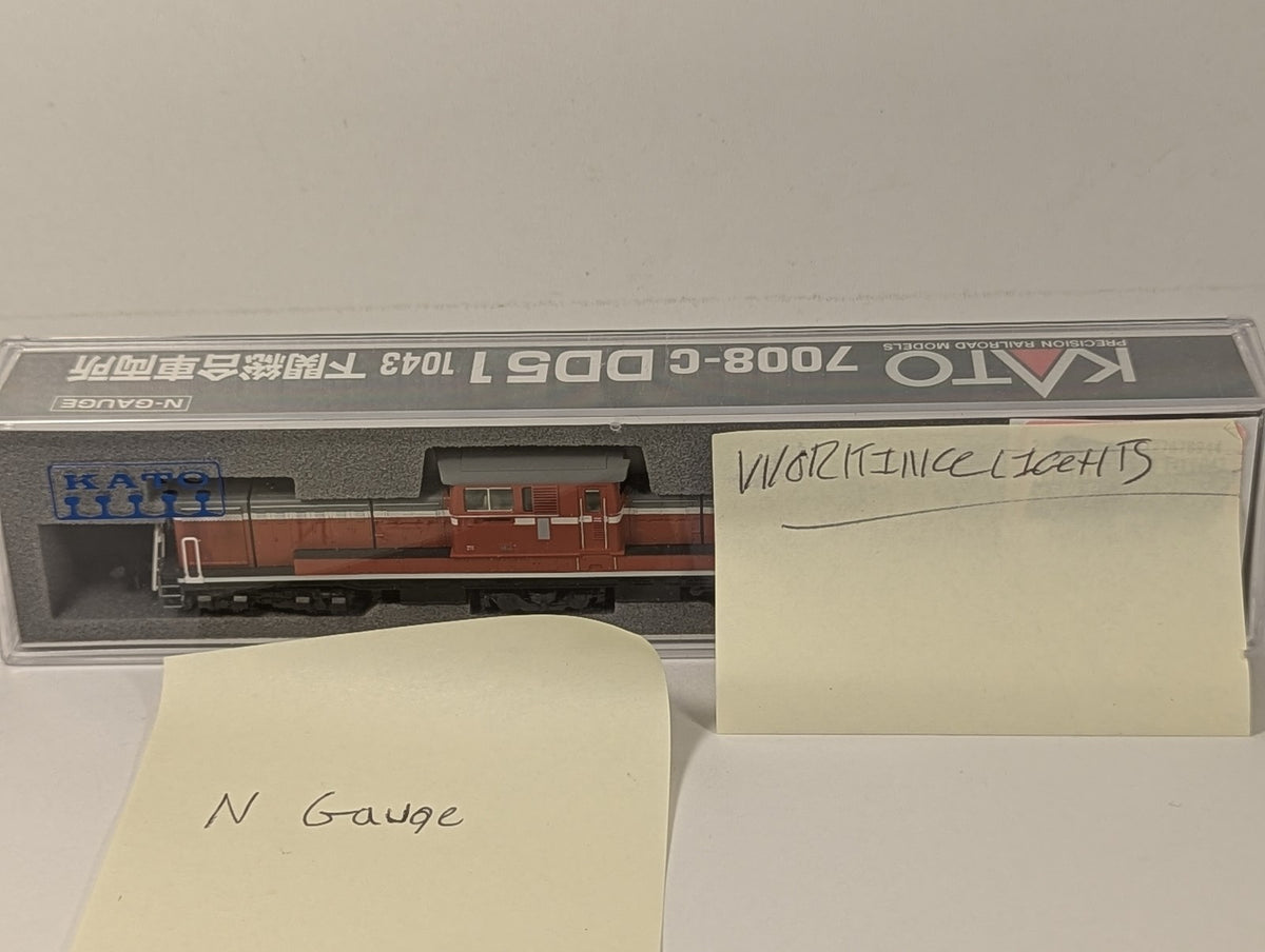 Kato N Gauge Class DD51-1043 Shimonoseki Depot Diesel Locomotive