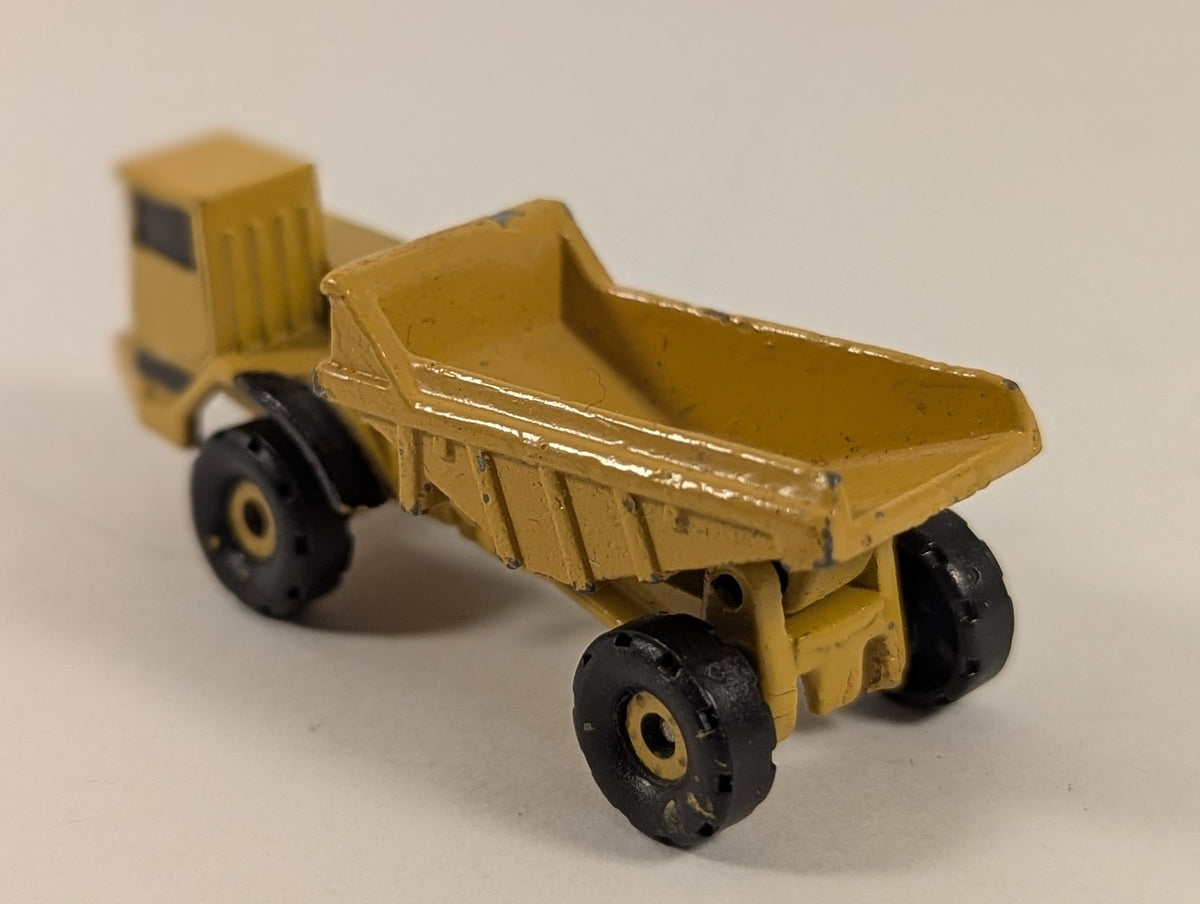 Ertl Articulated Dump Truck Die-cast Model Yellow N Gauge