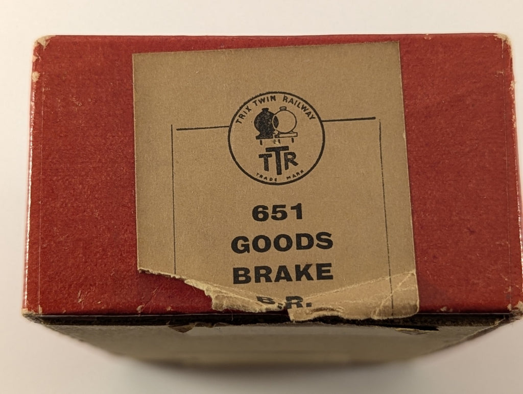 Trix Twin Railway OO Gauge Goods Brake Van Goods Wagon 743126 BR Bauxite 651