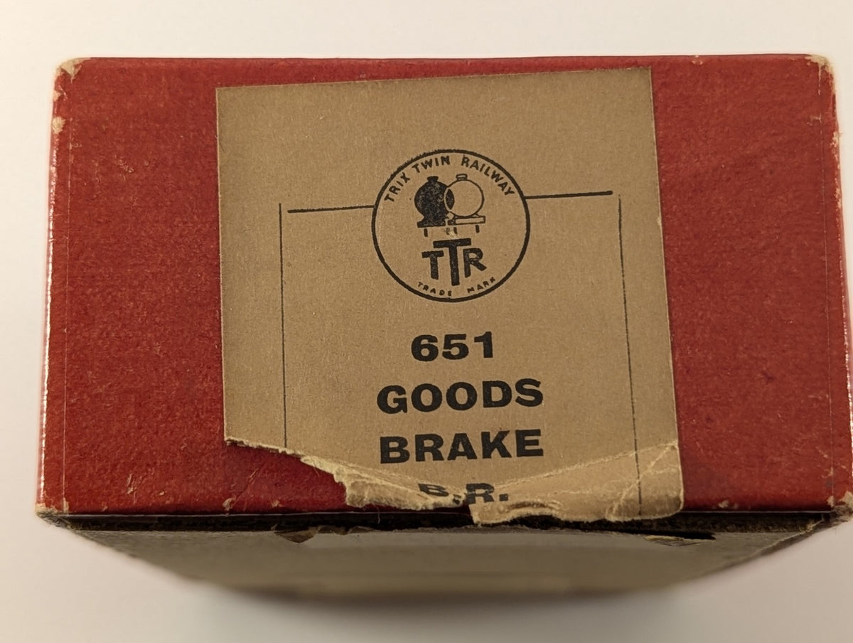 Trix Twin Railway OO Gauge Goods Brake Van Goods Wagon 743126 BR Bauxite 651