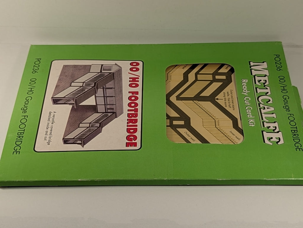 Metcalfe OO/HO Gauge OO/HO Footbridge Card Kit PO236