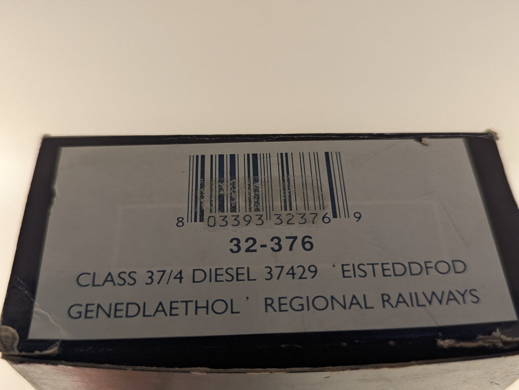 Bachmann OO Gauge Class 37/4 'Eisteddfod Genedlaethol' Locomotive 37429