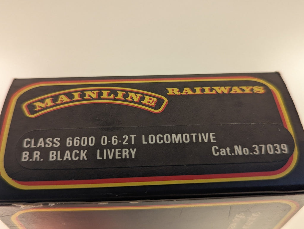 Mainline OO Gauge Class 6600 0-6-2T Steam Locomotive 6652 BR Black