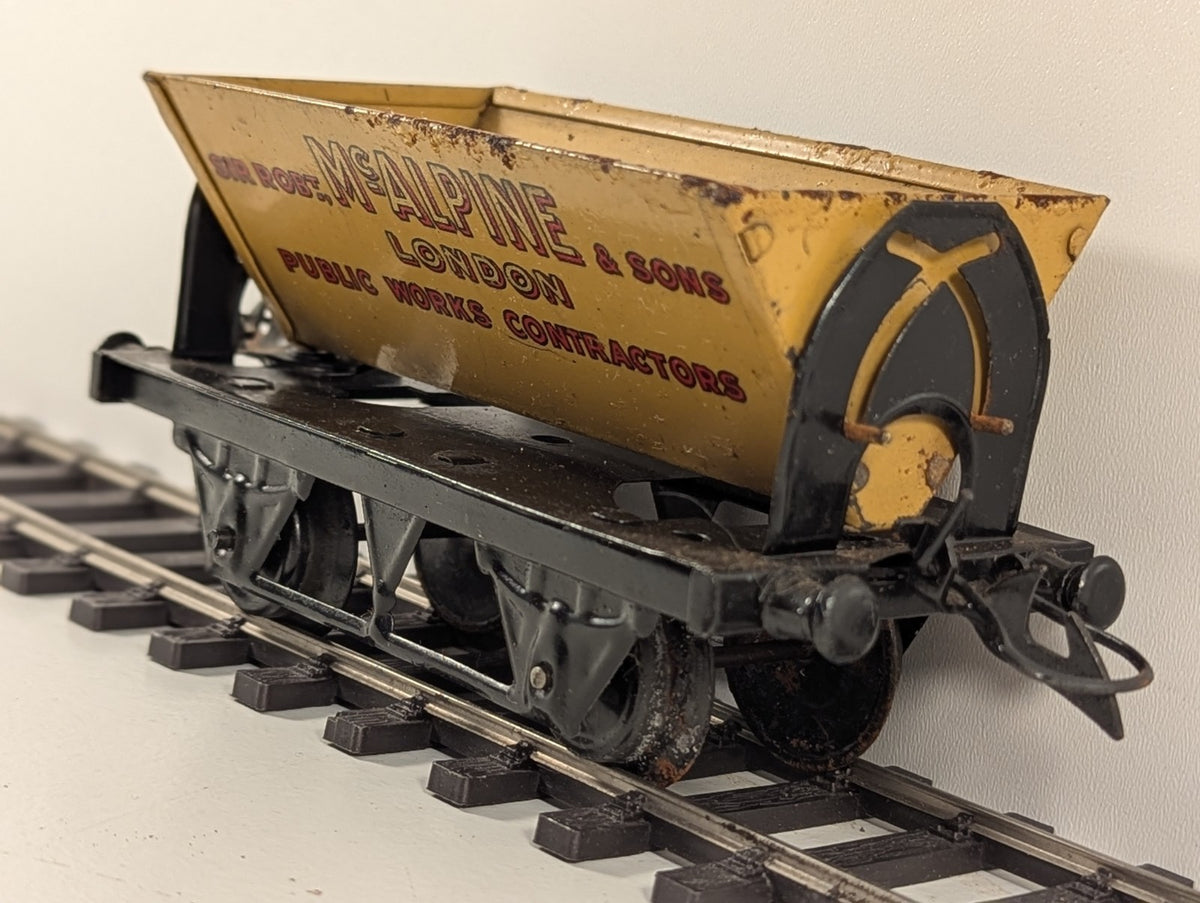 Hornby 42225 O Gauge Tinplate "McAlpine" Side Tipping Wagon