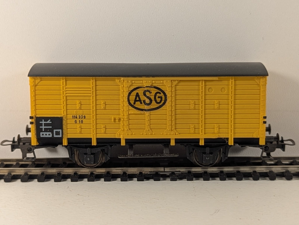 Fleischmann 1464S H0 Gauge ASG DB Covered Freight Wagon