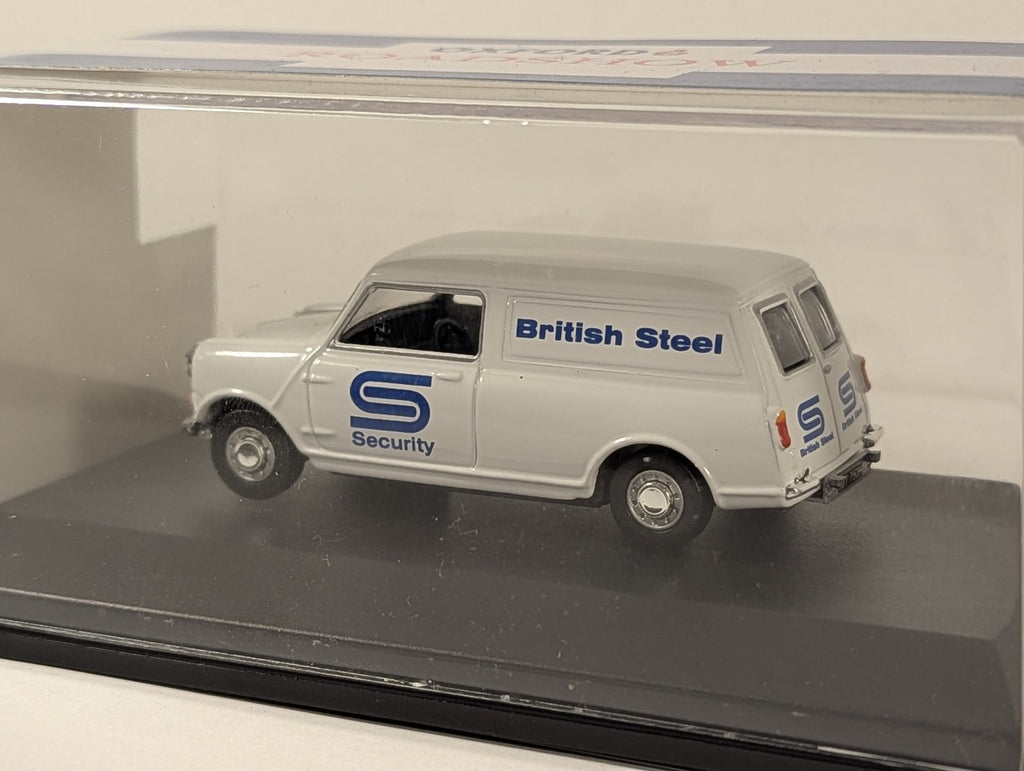 Oxford Diecast 1:43 Scale Austin Mini Van British Steel Security