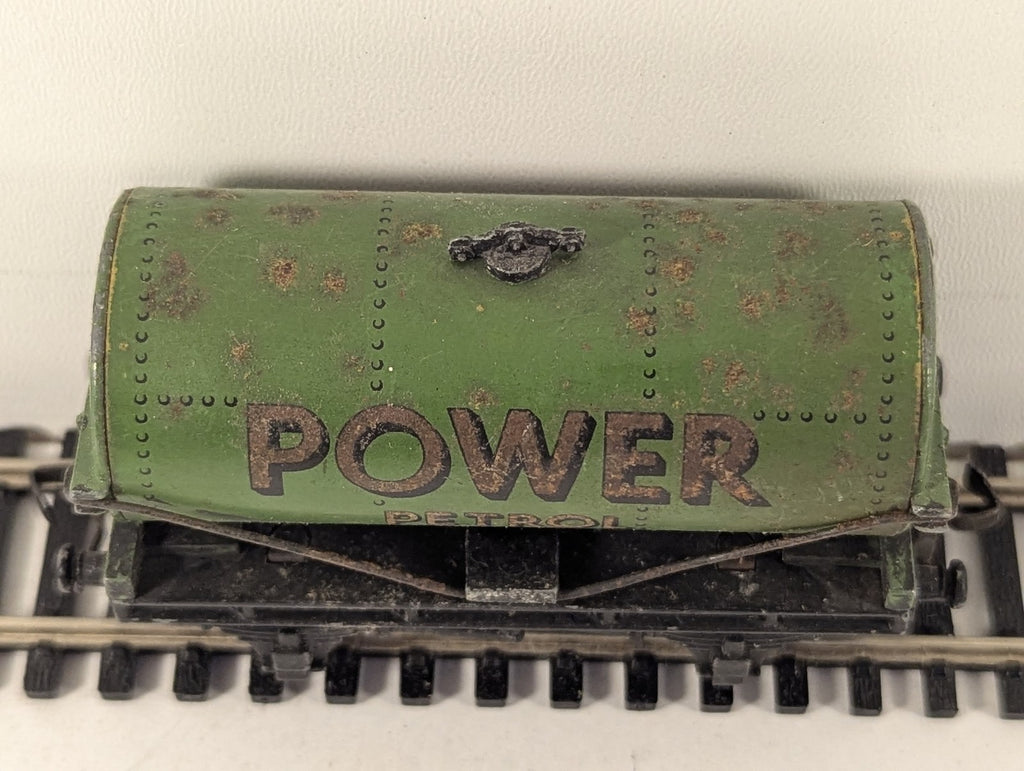 Hornby Dublo OO Gauge Power Petrol Tank Wagon Goods Wagon Power Petrol Green D1