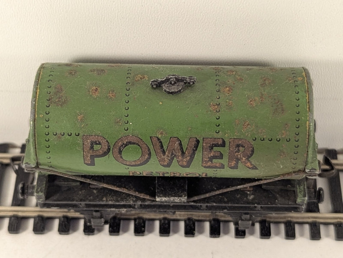 Hornby Dublo OO Gauge Power Petrol Tank Wagon Goods Wagon Power Petrol Green D1