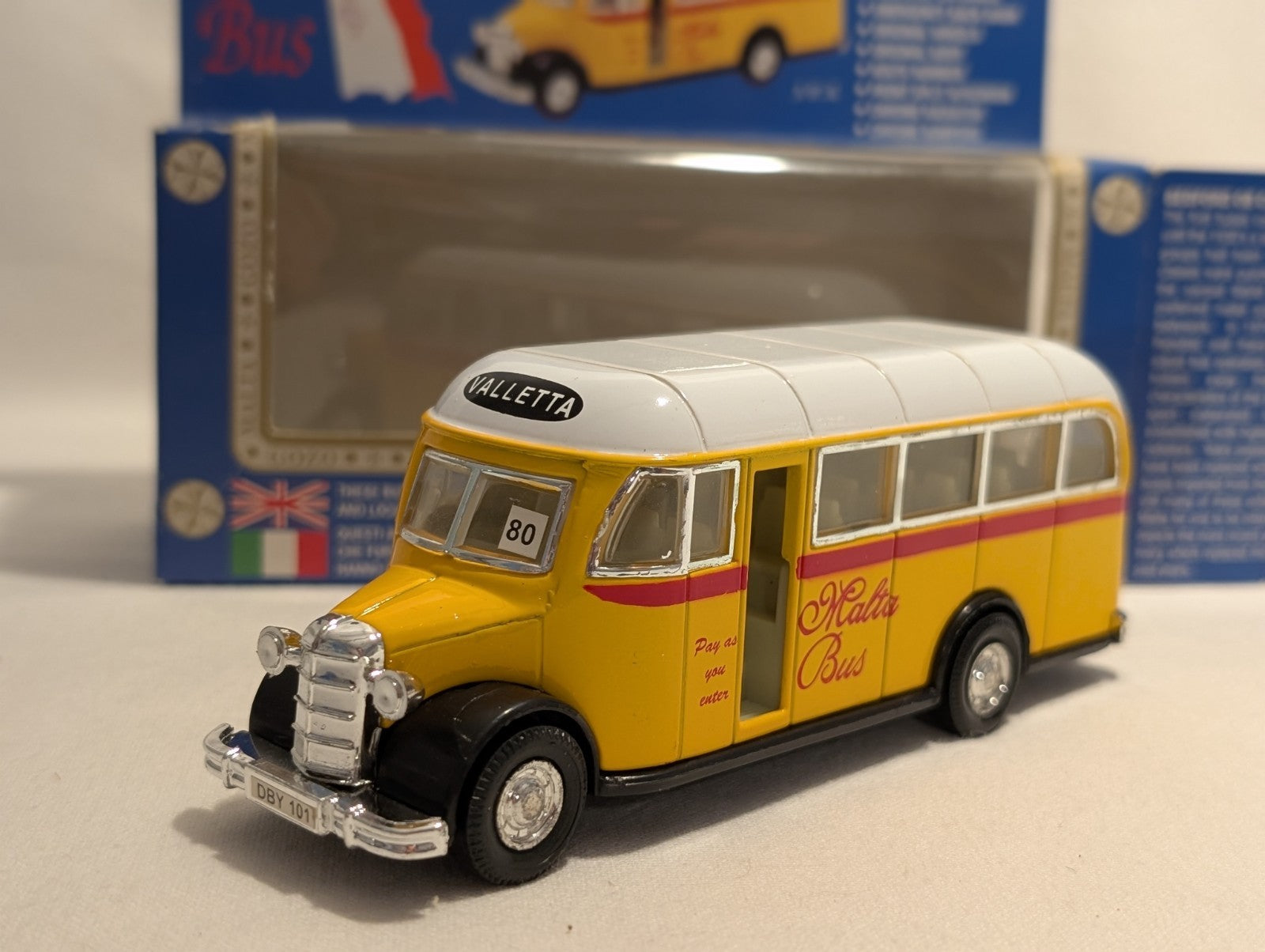 The Malta Bus – Die-Cast Metal Model by Leaf / Alexsandro