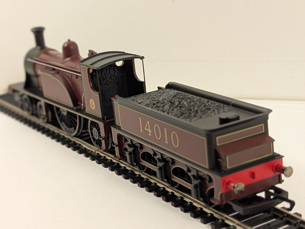 Hornby OO Gauge Midland Single 4-2-2 Steam Locomotive 14010 LMS Crimson
