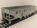 Bachmann HO Gauge 3-Bay Hopper Goods Wagon 2610 Virginian