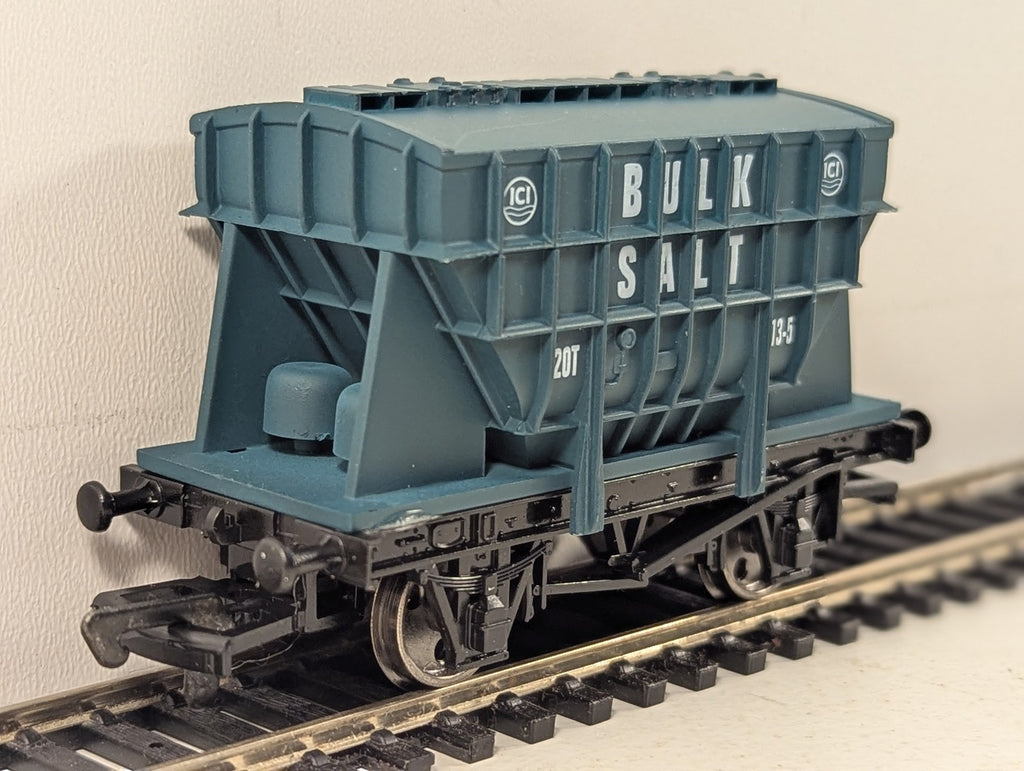 Dapol OO Gauge ICI Salt Presflo Wagon Goods Wagon ICI Bulk Salt Blue B725