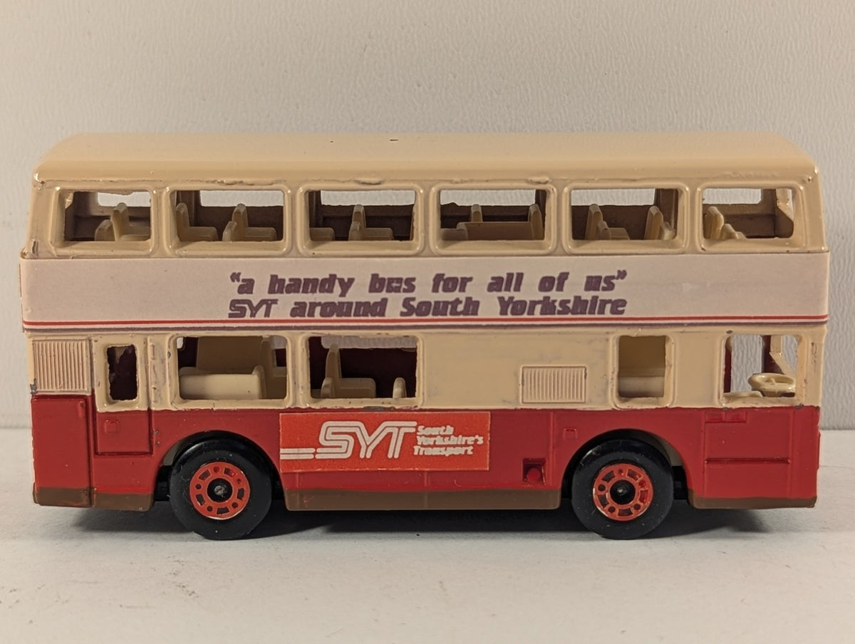 Matchbox No. 17 The Londoner Die-cast Bus South Yorkshire Transport (SYT)